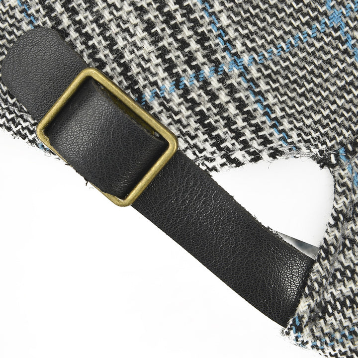 Plaid moderigtig og behagelig baret mænds og kvinders samme kasket