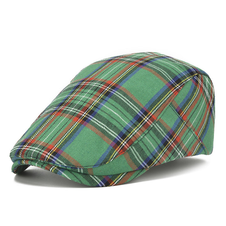 Efterårs plaid baret mænd