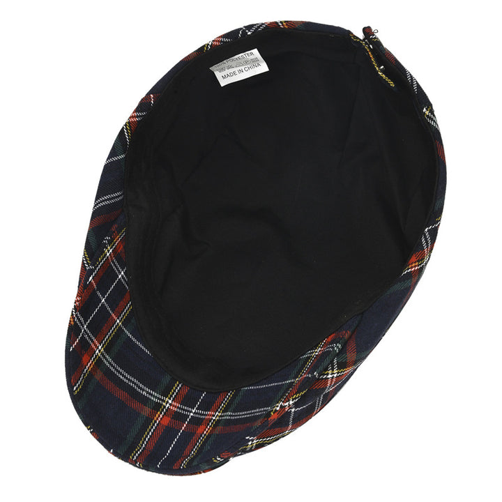 Efterårs plaid baret mænd