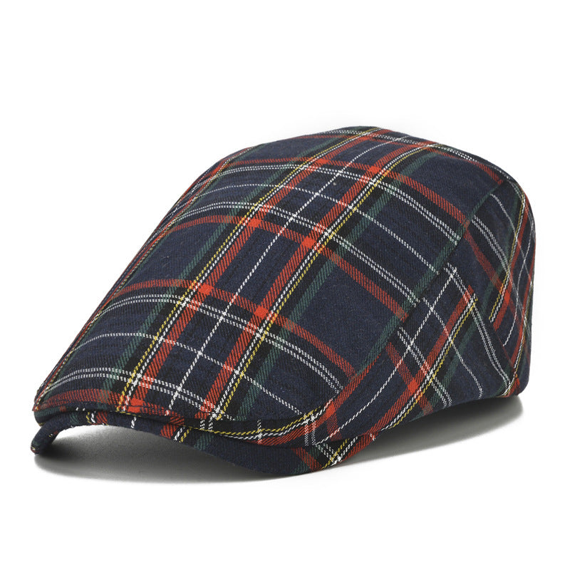 Efterårs plaid baret mænd