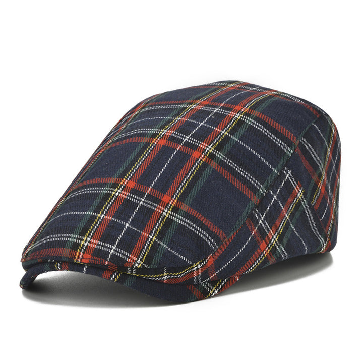 Efterårs plaid baret mænd