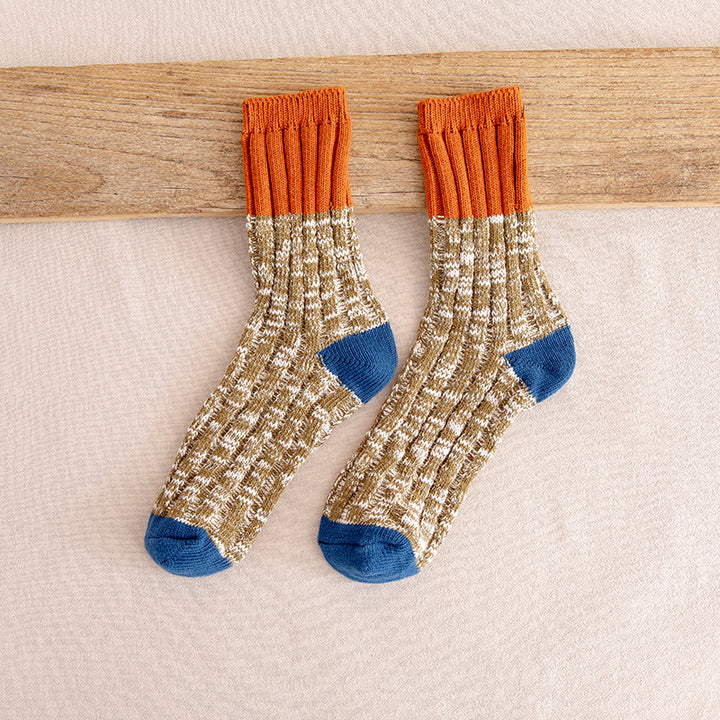 Herfst- en wintersokken voor heren in bijpassende kleur