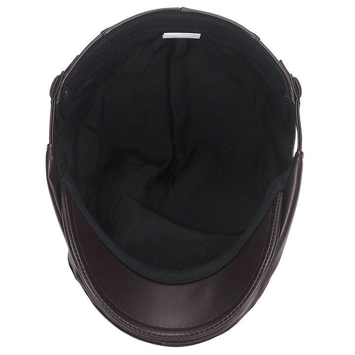 Casual kasket i PU læder baret