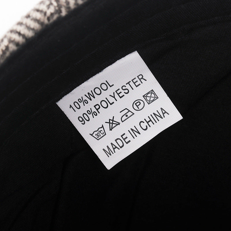 Vintage hoed winter literaire baret