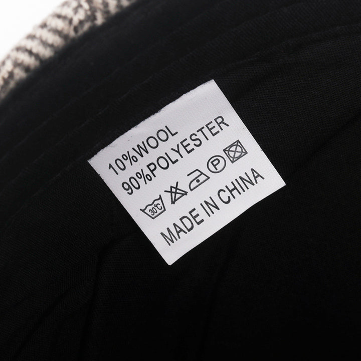 Vintage hoed winter literaire baret