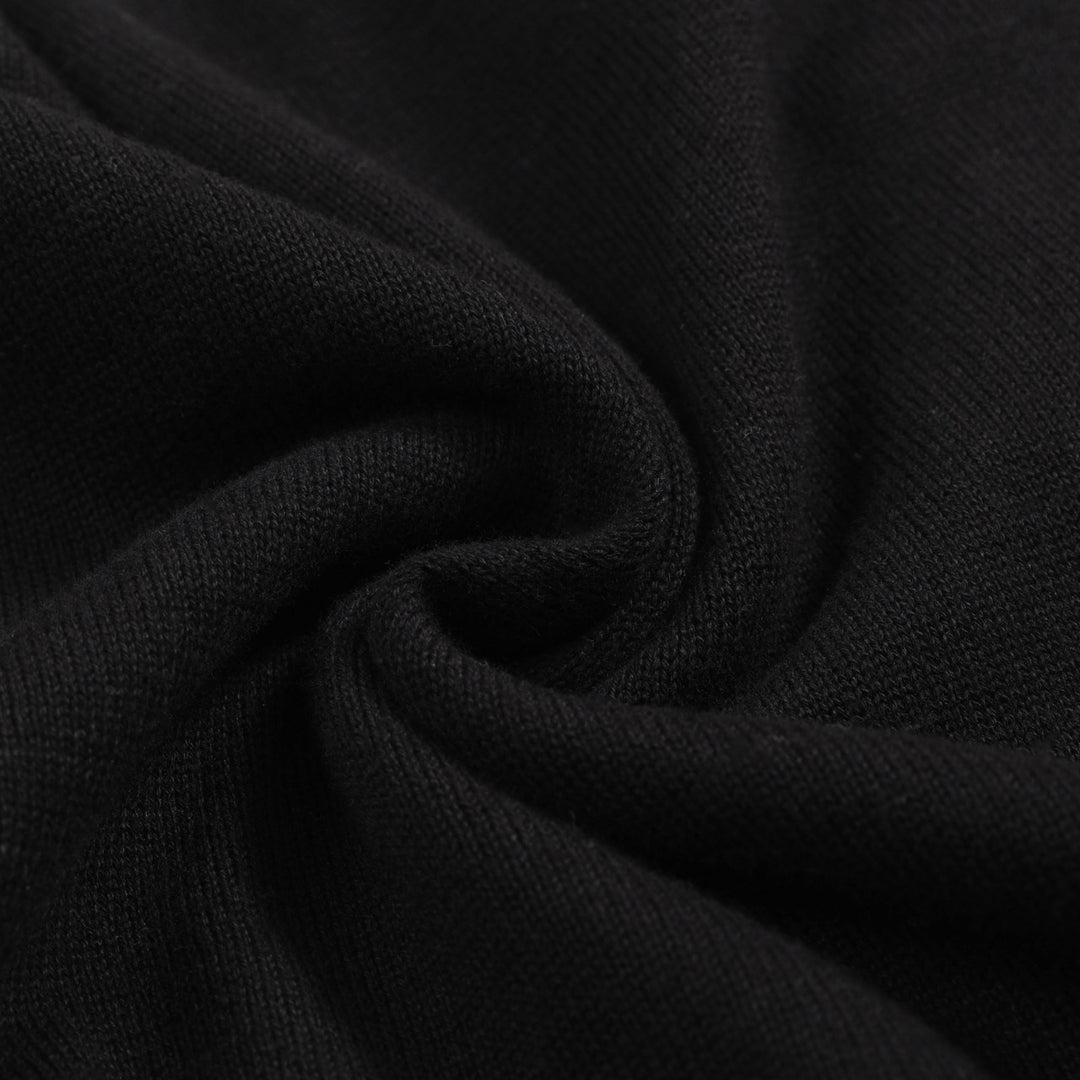 Mod noir années 60 pour homme & Polo blanc oversize en maille fleurie – Chemise rétro boutonnée