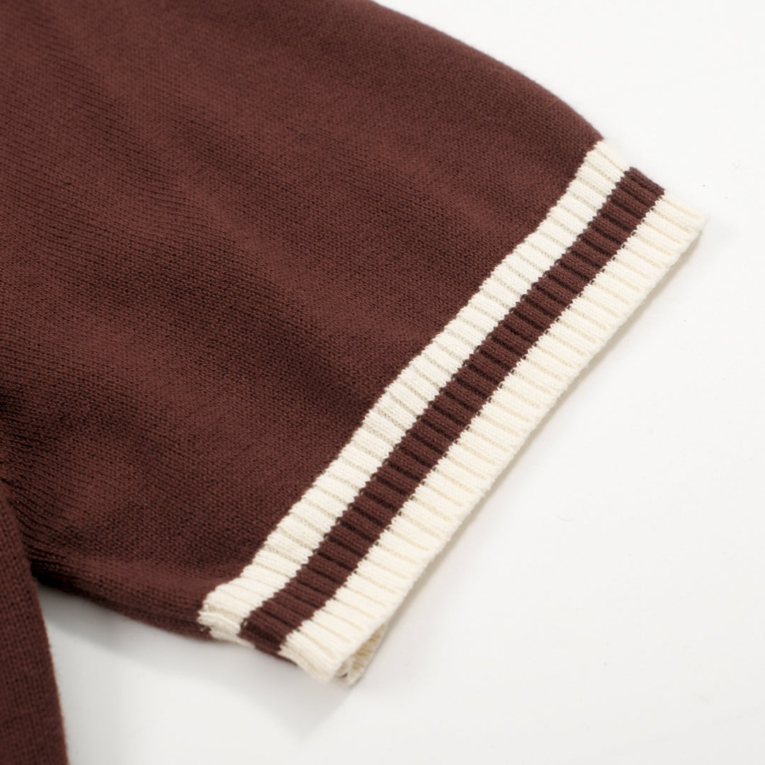 Camiseta masculina de malha gráfica dos anos 70 – Camisa retrô “1976” Colorblock