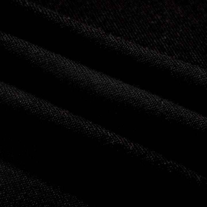 Ανδρικό 70s Black Mod Polo – Πλεκτό ρετρό πουκάμισο με μύτη με αντίθεση
