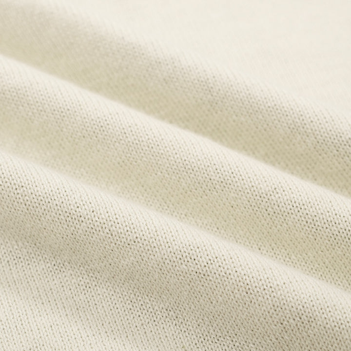 Men’s Retro 1972 Knit Polo Shirt – Vintage Graphic Top in Cream, Olive & Orange