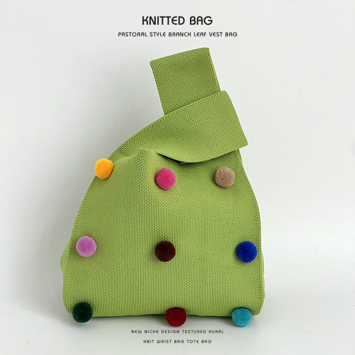 Bolso de mochila de bola colorida