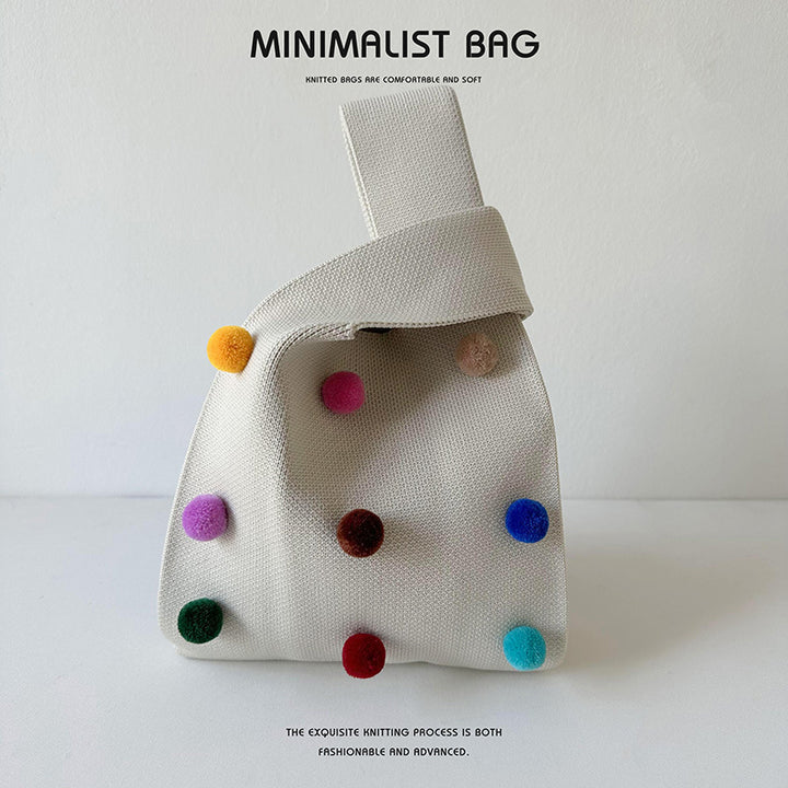 Bolso de mochila de bola colorida