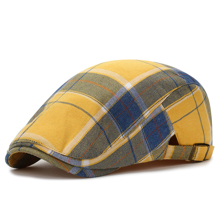Farve plaid baskerhuer