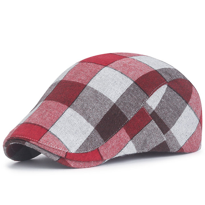 Plaid retro alsidig kasket