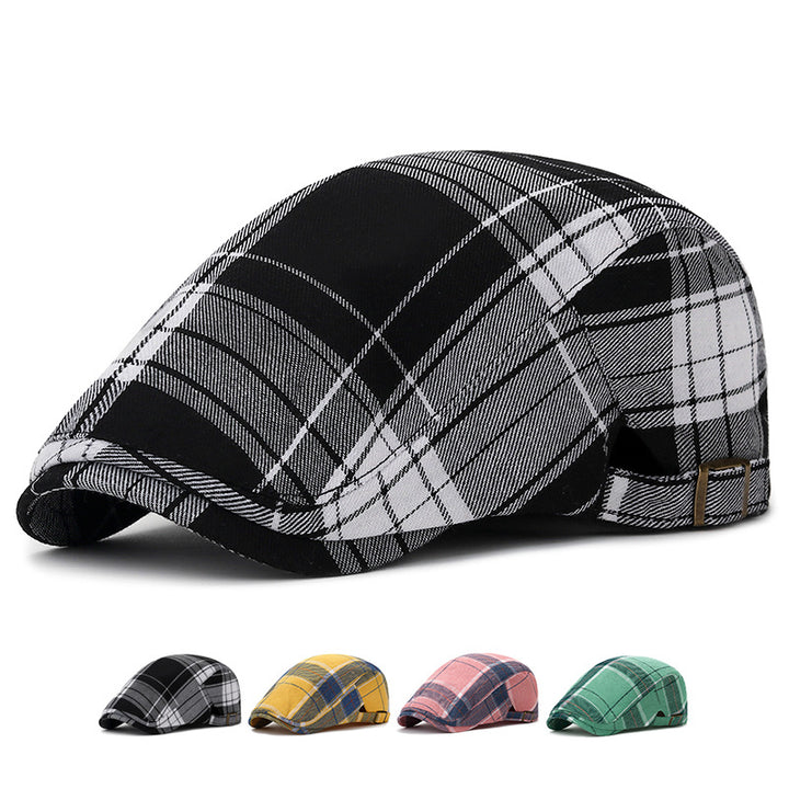Farve plaid baskerhuer