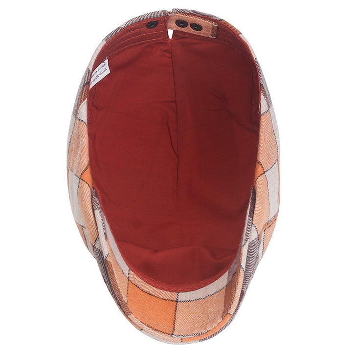 Plaid retro alsidig kasket