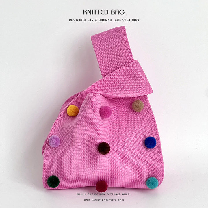 Bolso de mochila de bola colorida