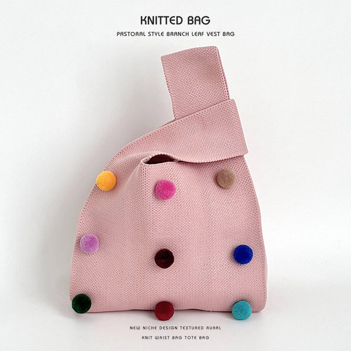 Bolso de mochila de bola colorida