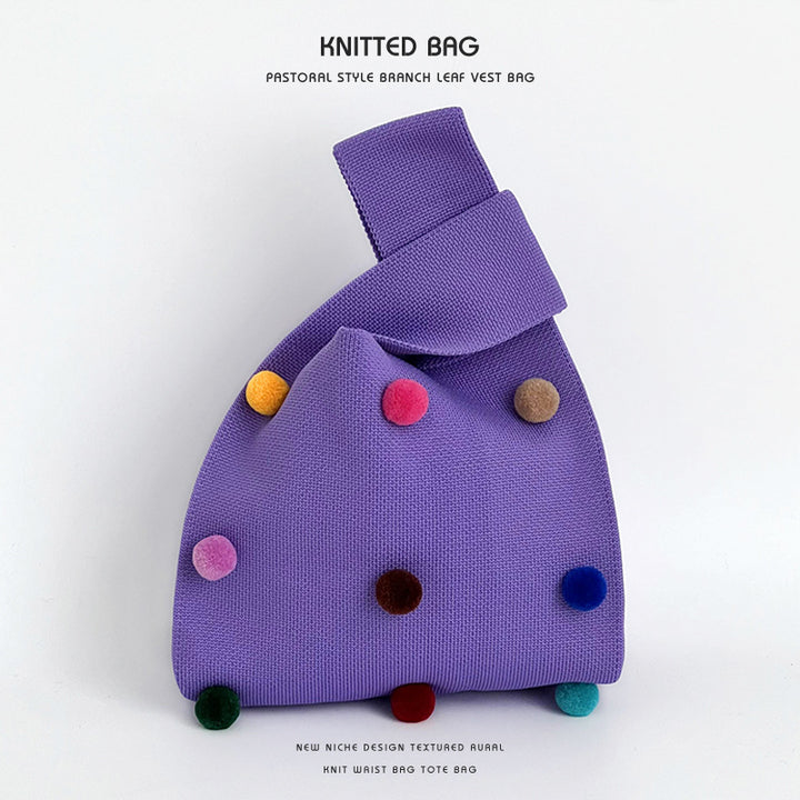 Bolso de mochila de bola colorida