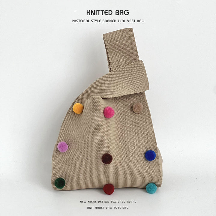 Bolso de mochila de bola colorida