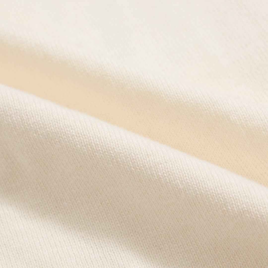 Women's white vintage knit hoodie cardigan