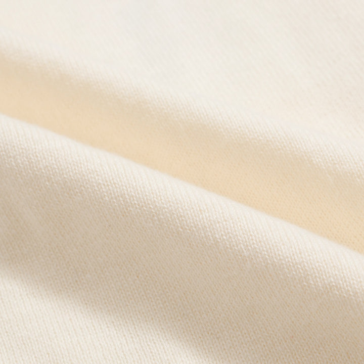 Women's white vintage knit hoodie cardigan