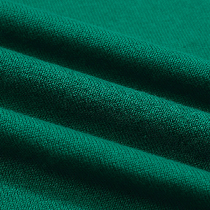 Grünes Retro-T-Shirt für Herren mit Tierstickerei