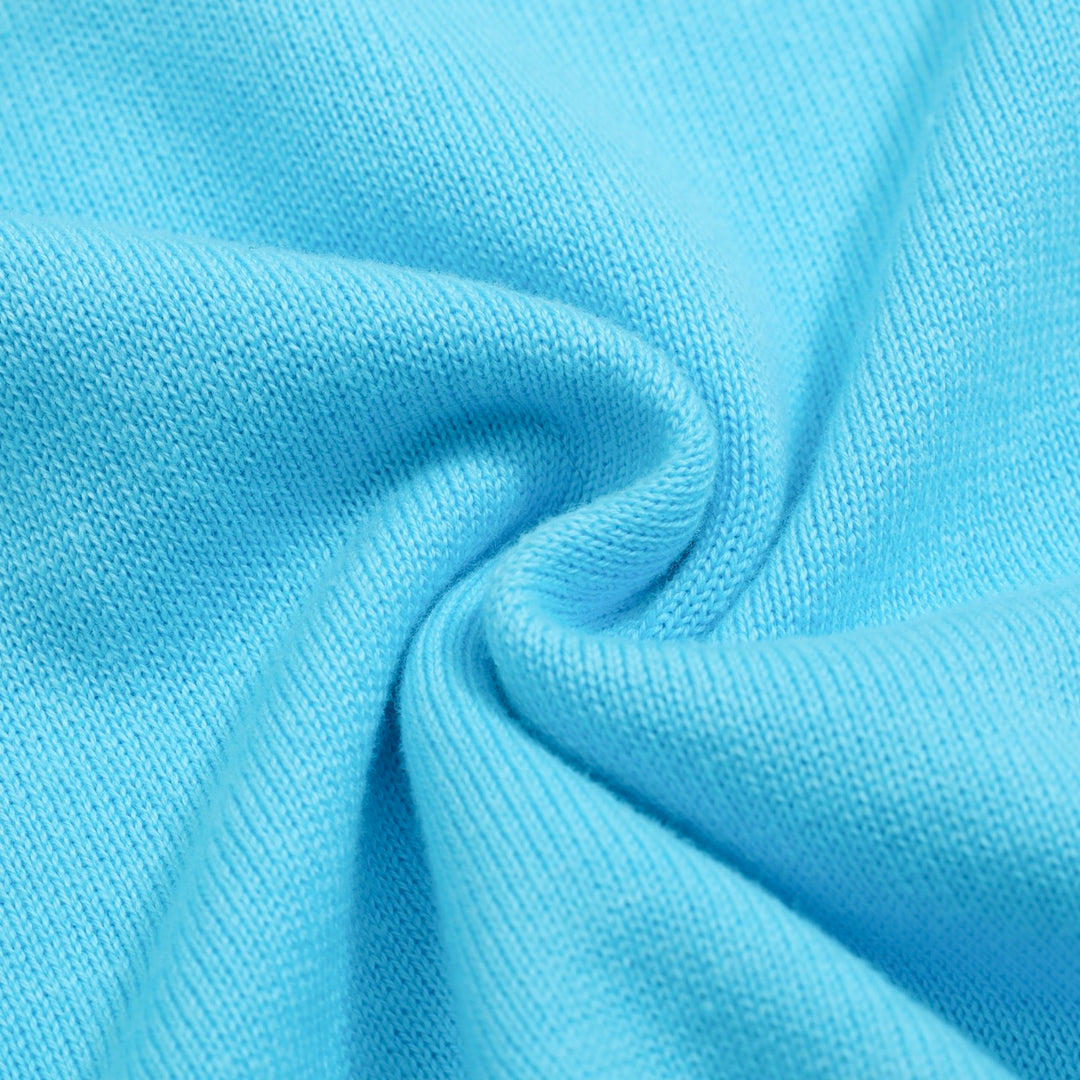 Women's blue birdie jacquard knitwear