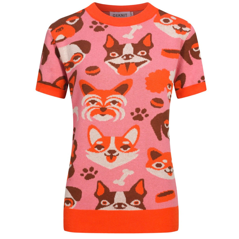 Women's Orange Zoo Jacquard knitwear - designed by Carrie Cantwell