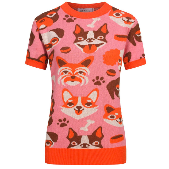 Women's Orange Zoo Jacquard knitwear - designed by Carrie Cantwell