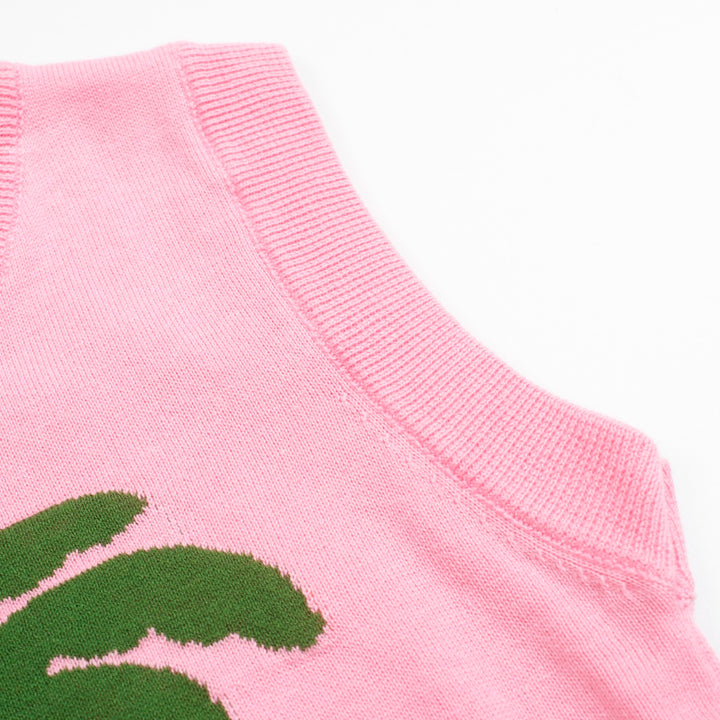 Women's Pink leopard knit suit -Designed by Jessica Molina