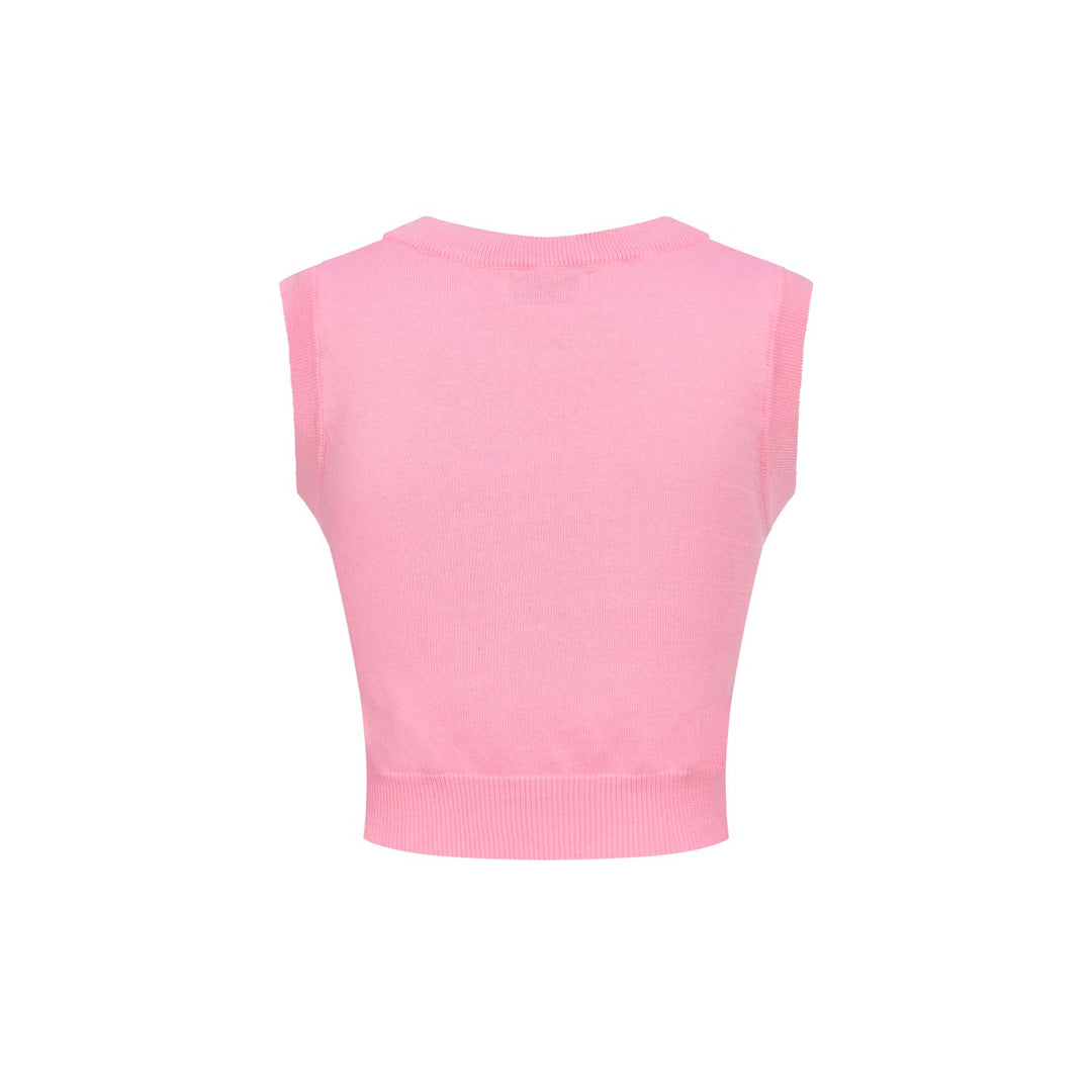 Women's Pink leopard knit suit -Designed by Jessica Molina