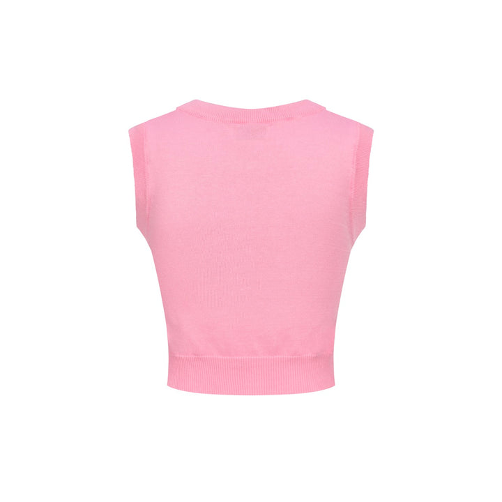 Women's Pink leopard knit suit -Designed by Jessica Molina