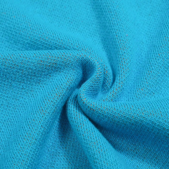 Set de punto gráfico azul y naranja de mujeres con diseño abstracto audaz