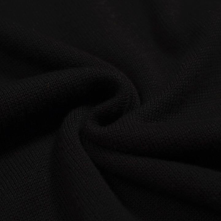 Traje de mando de camiseta de la manga negra para la manga de la manga de la mujer