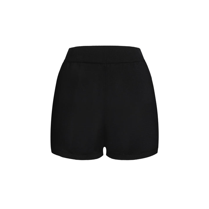 Traje de mando de camiseta de la manga negra para la manga de la manga de la mujer