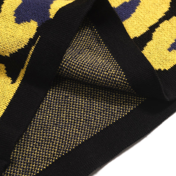 Juego de vestidos de la camiseta sin mangas de estampado de leopardo negro, diseñado por Carrie Cantwell