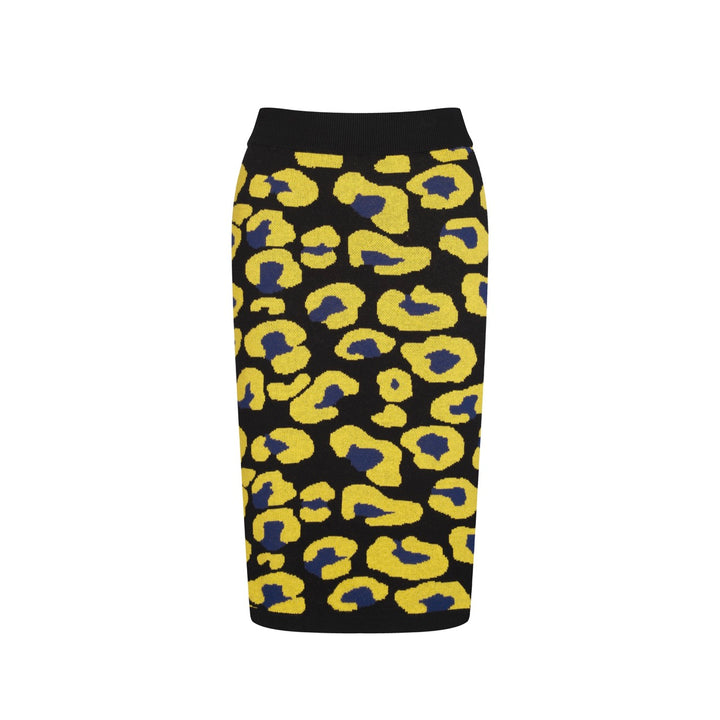 Juego de vestidos de la camiseta sin mangas de estampado de leopardo negro, diseñado por Carrie Cantwell