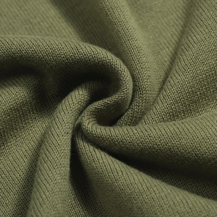 Men's green vintage 50's knitted cardigan