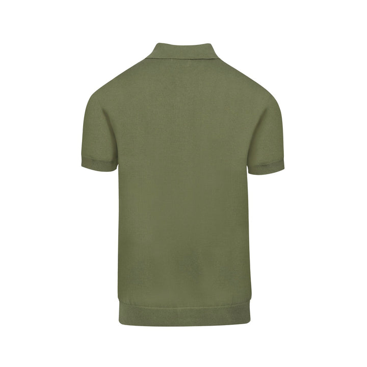 Men's green vintage 50's knitted cardigan