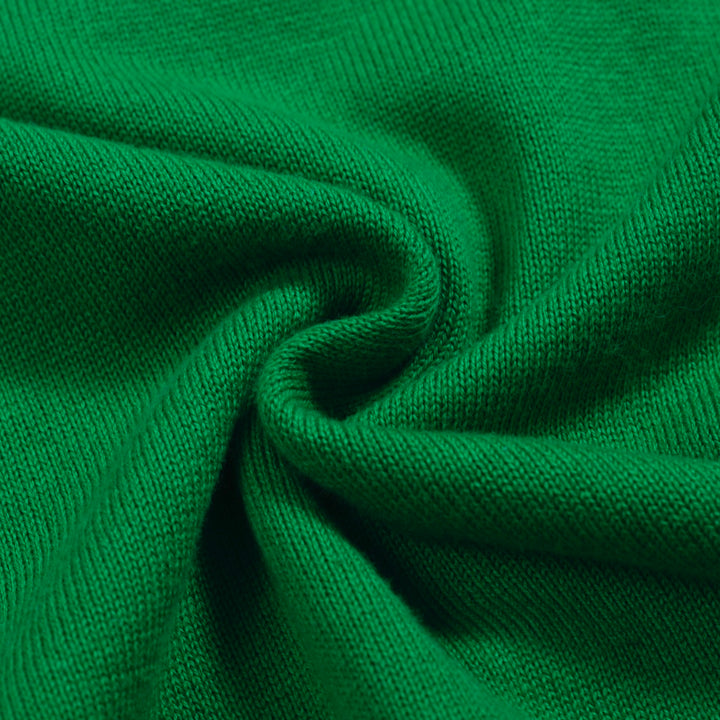 Men's green vintage pocket knitted cardigan