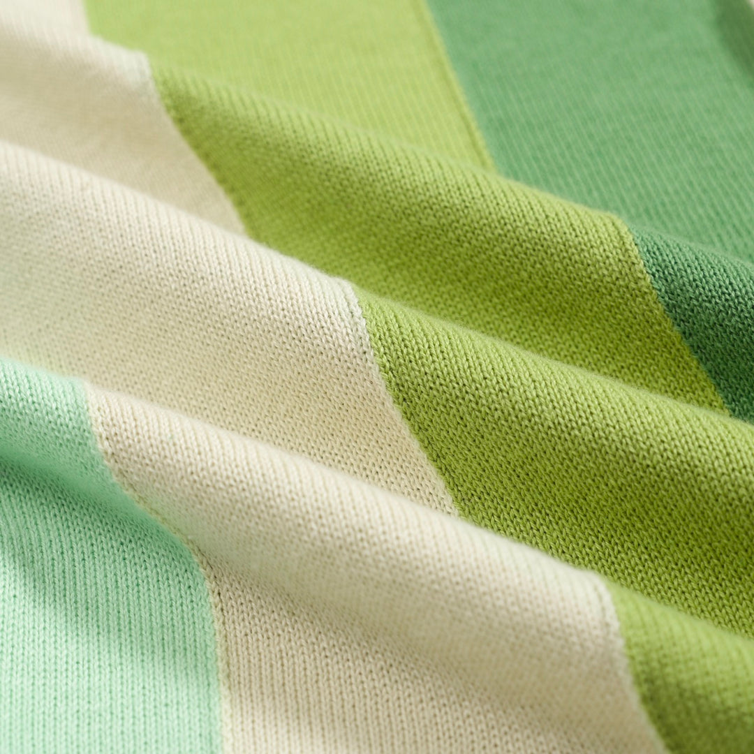 Men's green vintage pocket knitted cardigan