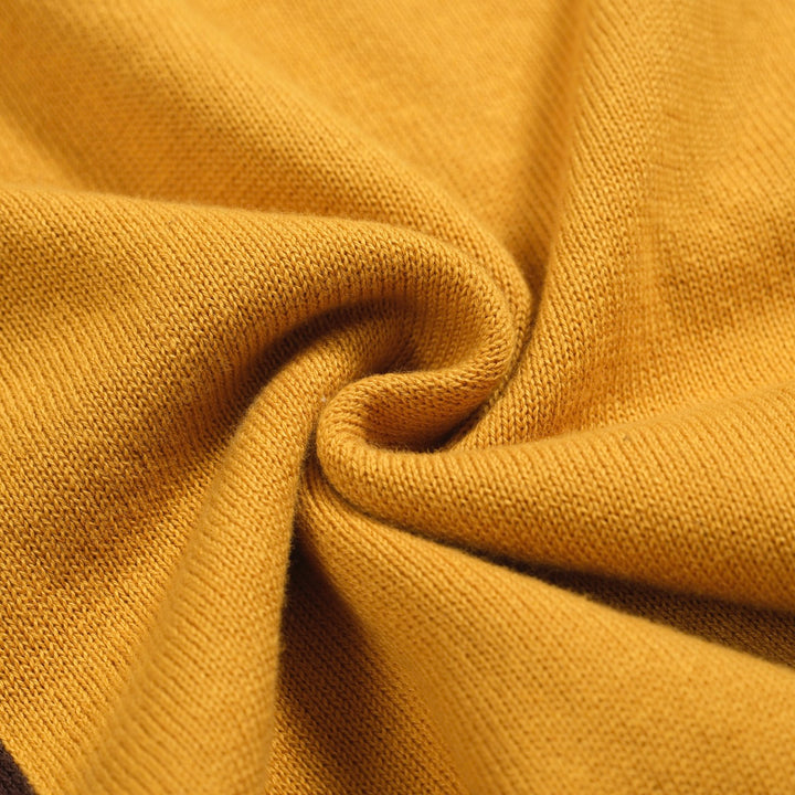 Men's vintage yellow 60's knitted cardigan