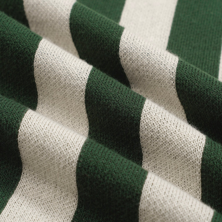 Men's green vintage jacquard cardigan