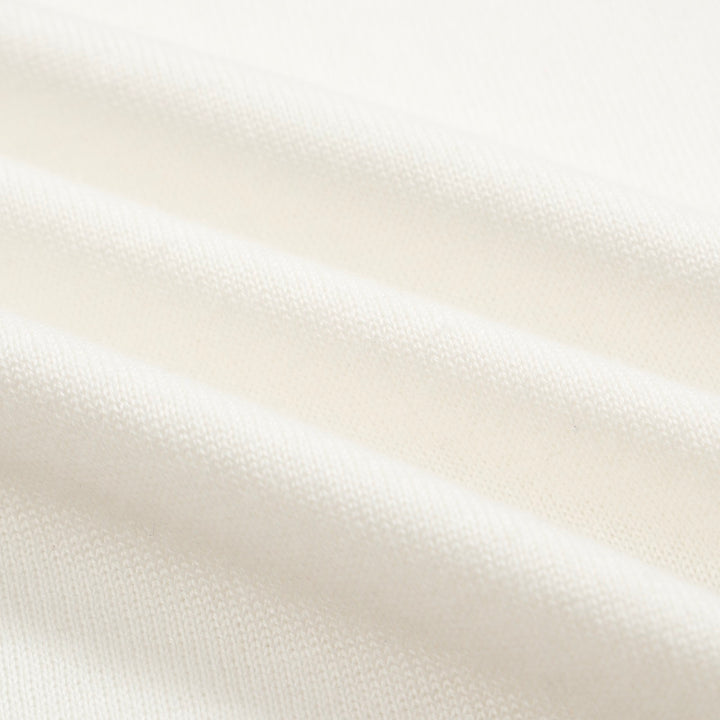 Men's vintage racing V-neck knitted polo shirt