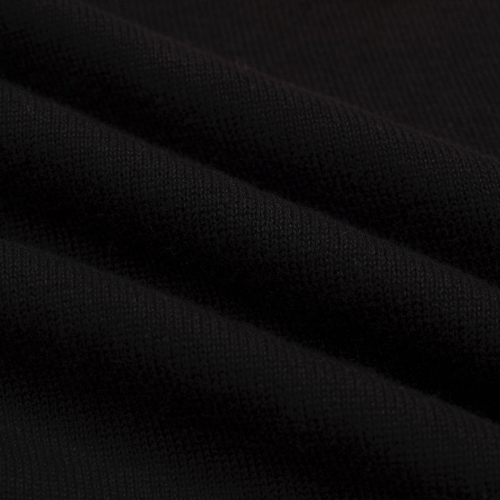 Men's black leopard print vintage knit cardigan