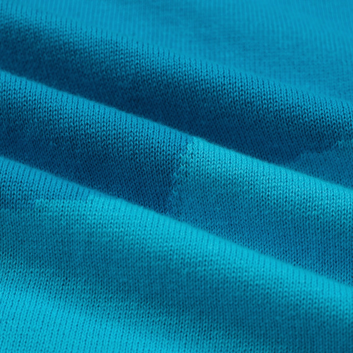 Men's blue gradient jacquard vintage knit cardigan