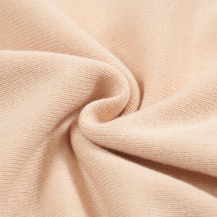 Men's green vintage striped V-neck knitted polo shirt