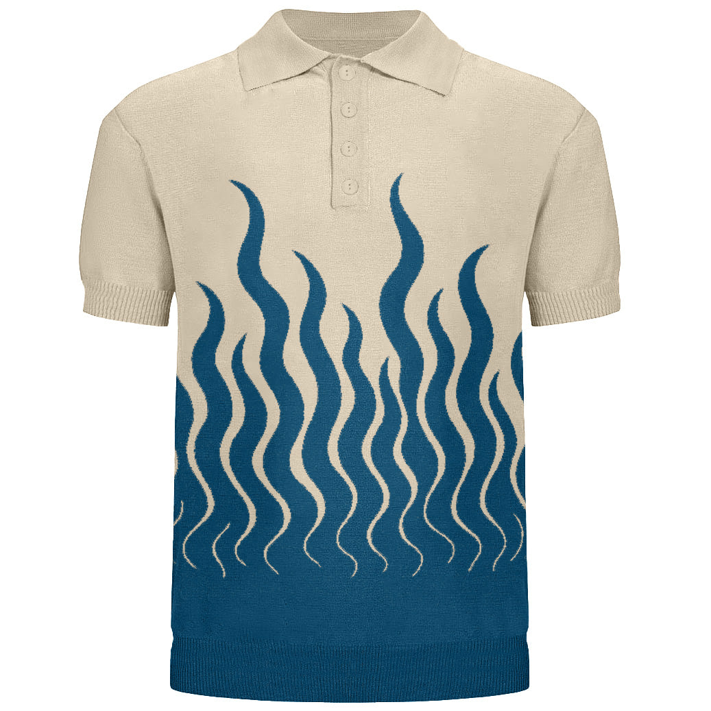 Cardigã casual de malha casual azul marinho da marinha masculina