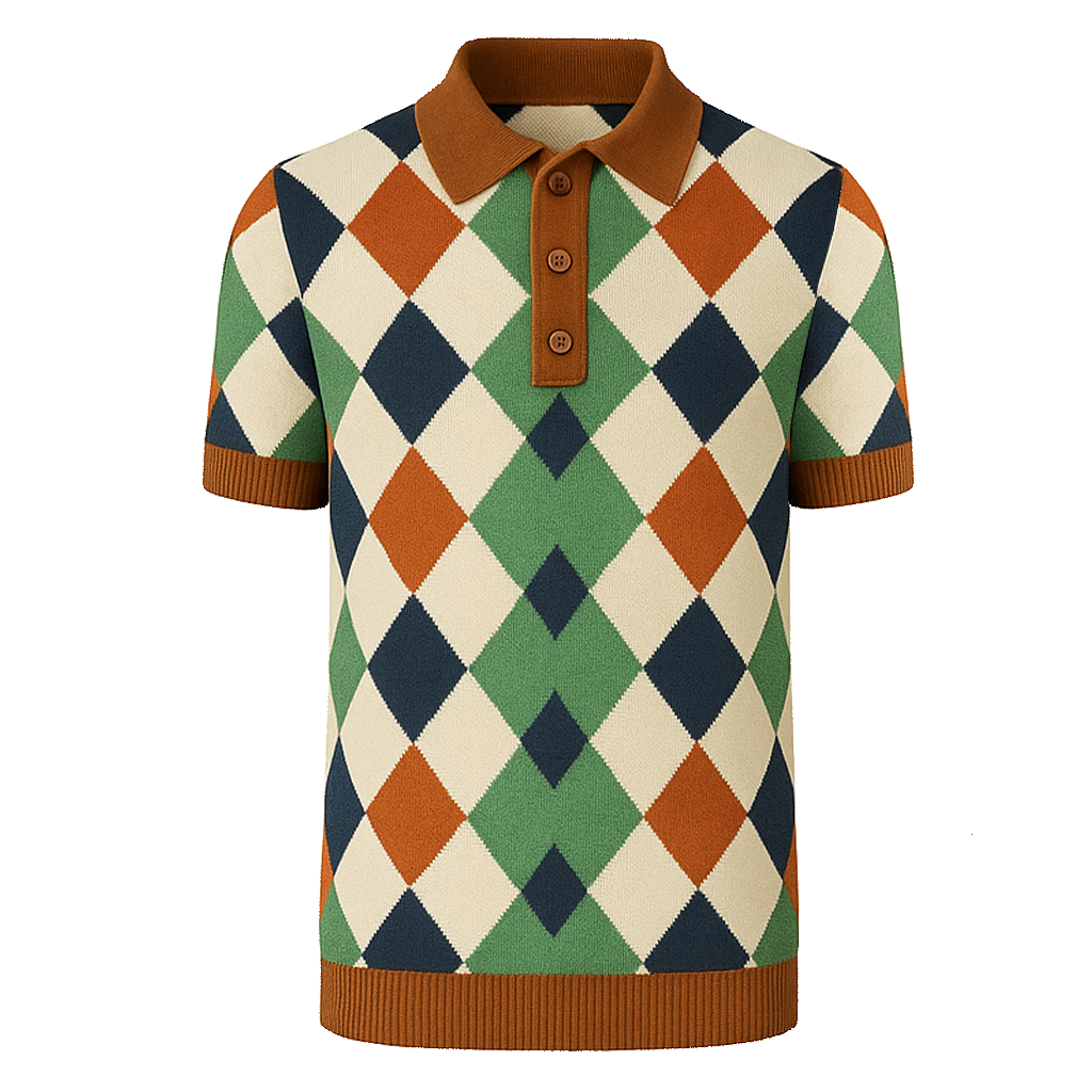 Cárdigan de punto informal de rayas azul azul marino para hombres