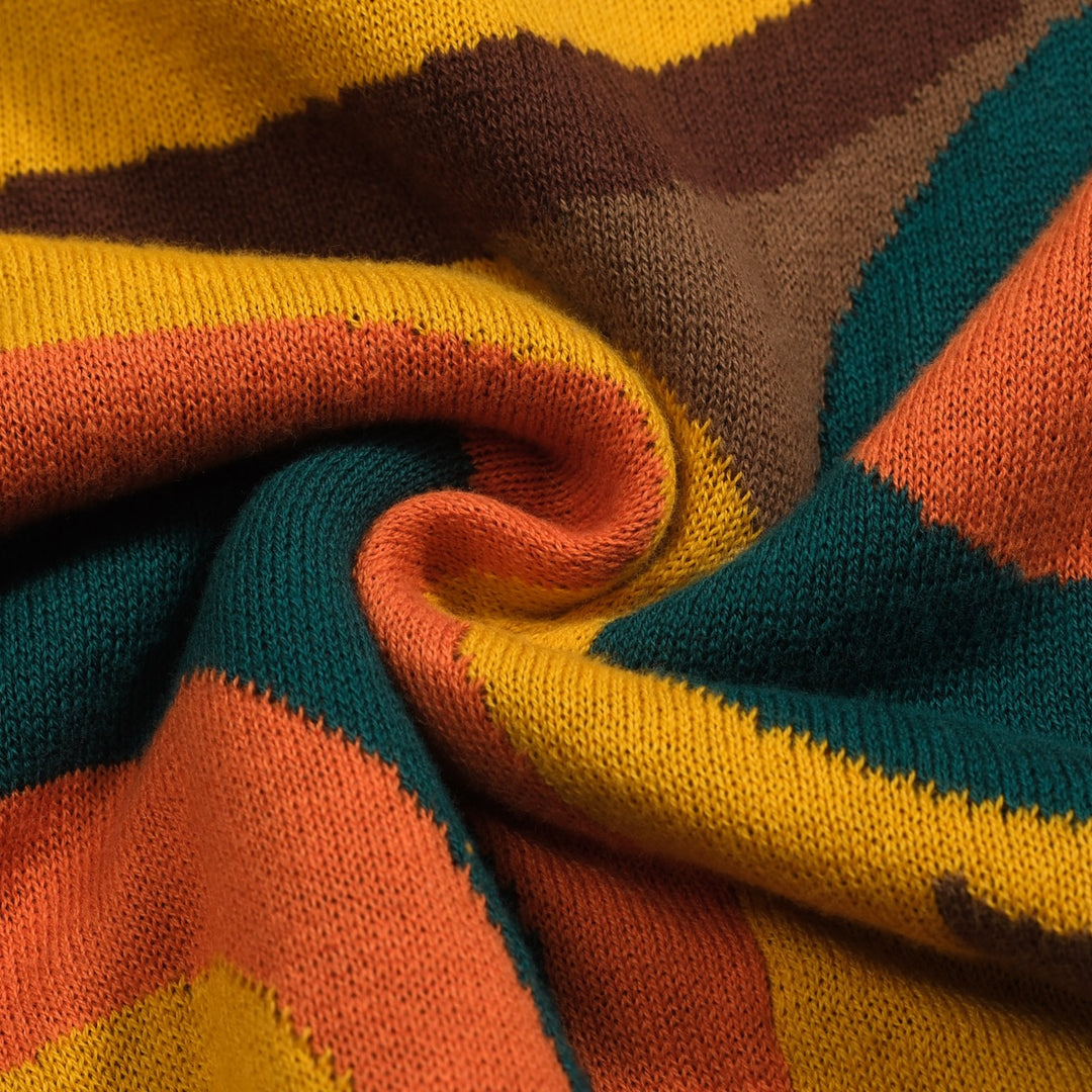 T-skjorte med skrå skulder i jacquard med blomster – kort størrelse